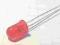 DIODA LED 5mm CZERWONA  5 szt.