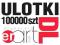 ULOTKI ULOTKA DL 100000 EGZ KOLOR 2str -1/3A4