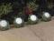 LAMPY LAMPKI OGRODOWE SOLARNE KAMIENIE 4 SZT