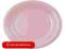 Talerzyki papierowe 18cm 6szt  RÓŻ NJSK-OH014g