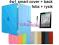 4w1 Smart Cover+Back Cover+Folia Retina New iPad 2