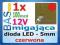 Dioda LED migająca _ 12V _ 5mm czerwona