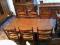 Stół dębowy z  6 krzesłami