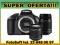CANON 1100D +18-55 IS II +55-250 IS II  F-VAT W-WA