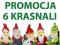 !! PROMOCJA !! - 6 KRASNALI figury ogrodowe