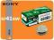 `1 bateria Sony SR41SW W SilverOxide 392/384 1,55V