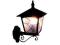 LAMPA OGRODOWA 4701 KINKIET GÓRA RETRO CZARNA