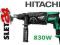 MŁOTOWIERTARKA HITACHI DH 26PC 830W 3,2J