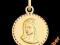medalik złoty okrągły PIĘKNA MARIA pr585 GRATISY