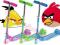 HULAJNOGA ANGRY BIRDS ALUMINIOWA SOLIDNA TRÓJKOŁOW