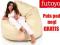 FOTEL FUTOYO SAKO XXXL+ Podnóżek PUFY pufa-fotel!!
