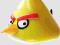 ANGRY BIRDS ORYGINALNY BRELOCZEK ZOLTY PTASZEK HD