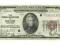 20  DOLAROW   NATIONAL  CURRENCY 1929 B NEW  YORK