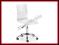 Biurowy fotel młodzieżowy VIP biały lakierowany