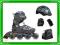 ZESTAW ROLKI KASK OCHRANIACZE AXER r.30-33
