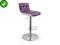Hoker H47 fiolet/biały krzesło barowe H-47 reg wys