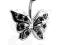 Kolczyk do pępka - Motyl 1.6/10