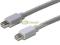 Kabel DisplayPort miniDP-miniDP 3m biały