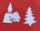 ŚWIĘTA Choinka zestaw świąteczny SCRAPKI