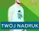 TOP BOKSERKA z własnym NADRUKIEM BIAŁA S HIT !