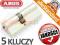 WKŁADKA ABUS Nikiel 35/45 KLASA C ATEST 5 KLUCZY !