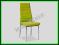 Krzesło metalowe H261 zielony chrom SIGNAL K70