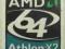 Naklejka AMD 64 ATHLON X2 17x19mm (41)