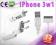 Ładowarka sieciowa samochodowa do iPhone 3GS KABEL