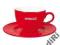 Filiżanka Diana  czerwona z nadrukiem, 72 szt, FV