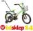 MEXLLER BMX zielony rower KOSZ PROWADNIK 16 cali