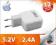 Oryg Zasilacz ładowarka Apple iPad 3 USB 5.2v 2.4a