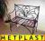 Ławka SOFA kuta Pufa Metaloplastyka METPLAST