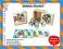 Drewniane puzzle klocki MINNIE MICKEY 3+ TYCHY