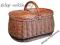 Kosz na piknik Wiklinowy kosz piknikowy - 38 cm -