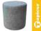 Pufa okrągła walec producent KOLOR JASNY SZARY
