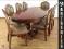 STYLOWY KOMPLET STÓŁ OWALNY I 8 KRZESEŁ !