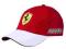 F1BUTIK - Czapka FERRARI THREE COLORED CAP - RED