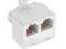 Trójnik, rozgałęźnik RJ45 wtyk - 2xgniazdo