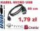 NOWY Kabel MICRO USB NOKIA SAMSUNG HTC FVAT WAWA
