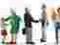 Duży zestaw figurek podróżnik, w skali H0, 24 szt.