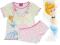 DISNEY PRINCESS BIELIZNA KOMPLET 2 CZ.2 ,6-8L.122C