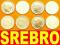 SREBRO,  2 złoty,  zestaw,  8 monet