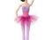 Barbie Baletnica ze świata fantazji BCP11,fioletow