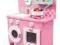 Kuchnia Drewniana dla Dzieci Dziecka Pralka Różowa