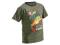 T-shirt koszulka DRAGON Okoń L, kolor olive