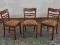 3 stare krzesła stylowe ozdobne klasyki komplet
