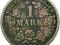 NIEMCY 1 MARKA 1875 ROK B st.3 SREBRO