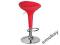 Hoker Krzesło Barowe A-100 Czerwony Eco-Skóra