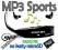 SŁUCHAWKI SPORTOWE MP3 RADIO FM USB do BIEGANIA