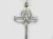 Duży Srebrny KRZYŻ  BÓG HONOR OJCZYZNA